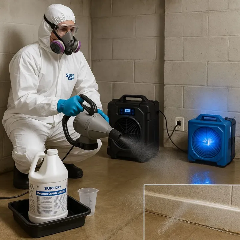 Sanitization and Odor Removal process in West Laurel, MD